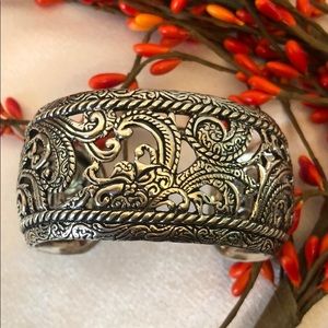 Carolyn Pollack Southwestern 925 Cuff Bracelet